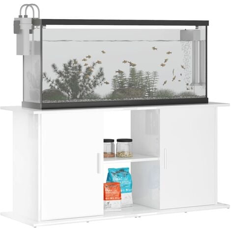 Supporto Acquario 81x36x73 cm Legno Multistrato Grigio Cemento