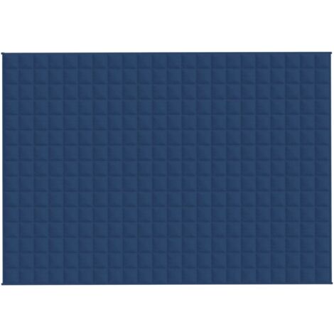 Coperta Ponderata Blu 220x240 cm 15 kg Tessuto