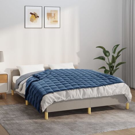 Coperta Ponderata AmazonBasics 4,5kg (104x152cm) Con Set Cover Micro Visone - Dinosauri Blu