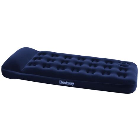 Bestway Materasso Gonfiabile Pavillo Singolo con Pompa Pedale Blu