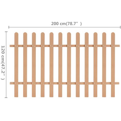 Staccionata per recinto steccato in legno impregnato 30x120 cm h.30/45  Europa STI