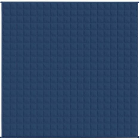 Coperta Ponderata Blu 200x200 cm 13 kg Tessuto