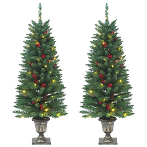 Albero luminoso Faggio tronco lungo rami a microled luce calda da interno  ed esterno / 210 cm / Bianco