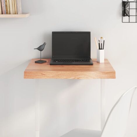 Piano Tavolo In Massello Di Rovere – 80x60 Cm, Spessore 2-6 Cm, Trattato, Per Ristrutturazione Fai-da-te
