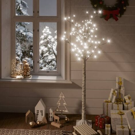 Deco Natale Cuore Luminoso 10 LED Per Ambienti Interni Bianco Caldo