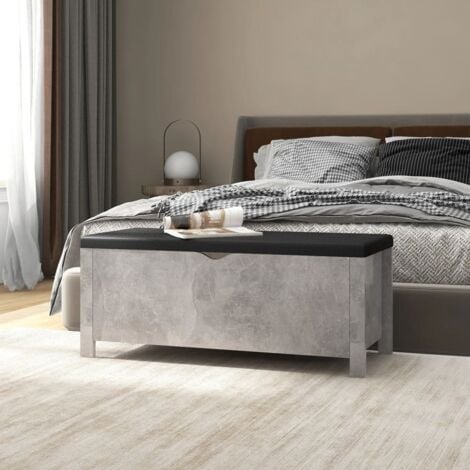 Letto Contenitore Con Cuscino Grigio