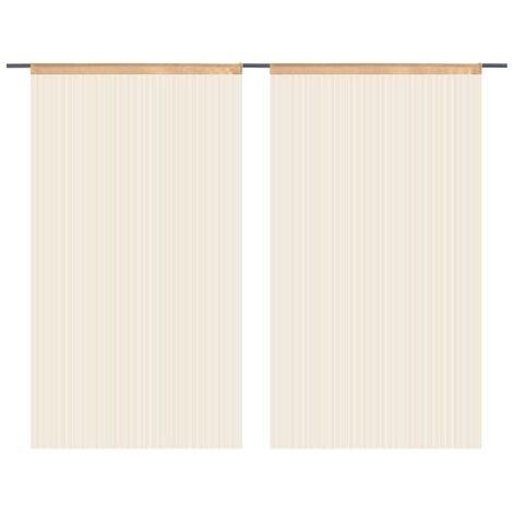 2 Pz Tende a Fili 140x250 cm Beige