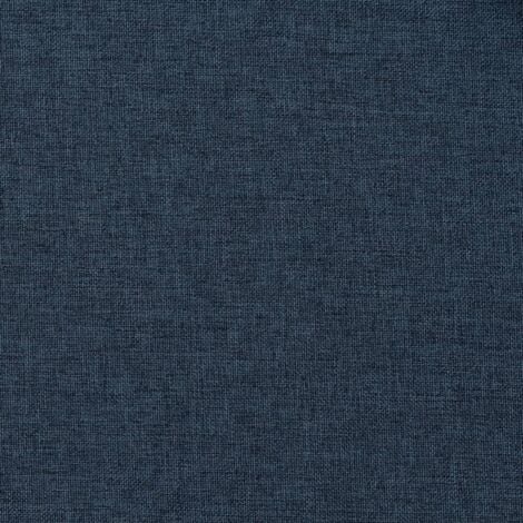 Tende Oscuranti con Ganci Effetto Lino 2 pz Blu 140x175 cm