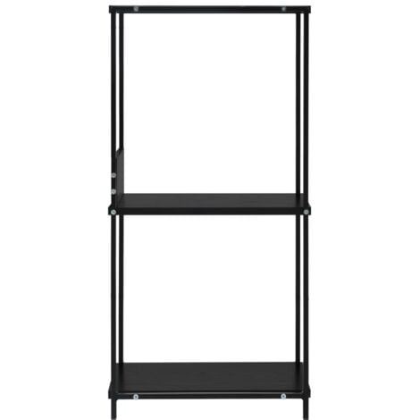 Maison Exclusive - Scaffale Libri Piccolo Dritto Nero 33,5x39,6x79,7cm  Multistrato