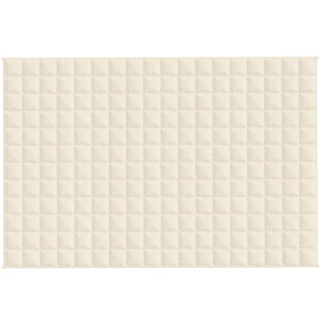 vidaXL Coperta Ponderata Grigia 135x200 cm 6 kg Tessuto