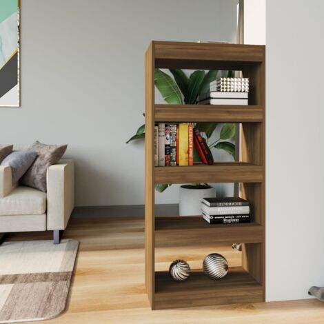 Libreria/Divisorio VidaXL In Rovere Artigianale – 40x30x198 Cm, Mobile Porta Libri E Separé Per Ambienti - 2