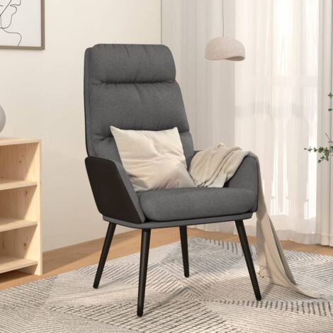 Poltrona elevabile in tessuto grigio chiaro | Leroy Merlin