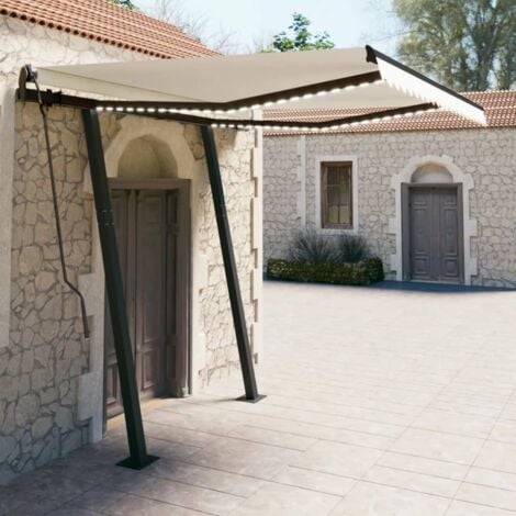 Tenda da sole 3x2 metri con copertura impermeabile con avvolgimento manuale.