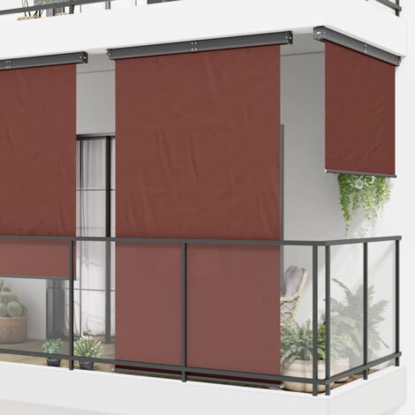 Tendalino Laterale per Balcone 145x250 cm Marrone