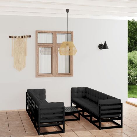 Salotto da giardino su Pallet 2 pz Set Divani da Giardino - Mobili da