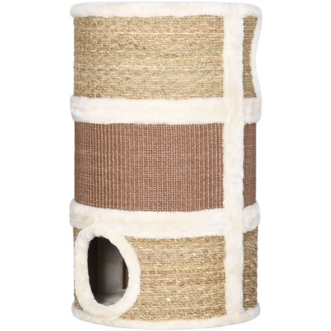 Tiragraffi Per Gatti Mora Pets A Forma Di L - Cartone Resistente, Con Palla Giocattolo - Per Pareti O Pavimento - Foto 9