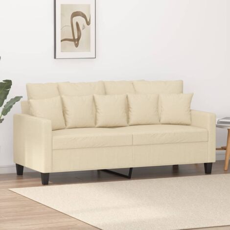 Rubino divano 2 posti imbottito in tessuto salotto ufficio soggiorno