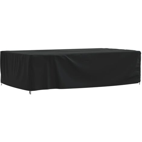 Copertura Divano Giardino Impermeabile Velway - 255x255x87cm, Oxford 420D, Grigio - Foto 5