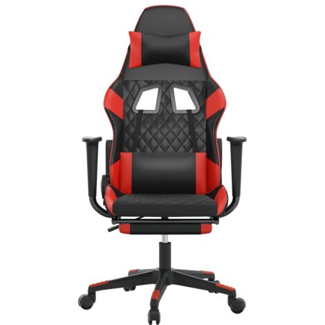 Douxlife Sedia Gaming con 7 Punti di Massaggio, con Poggiapiedi  Telescopico, Poggiatesta e Supporto Lombare, Sedia Ufficio Ergonomica Poltrona  Gaming, Inclinabile a 175°,Pelle PU,150KG : : Casa e cucina