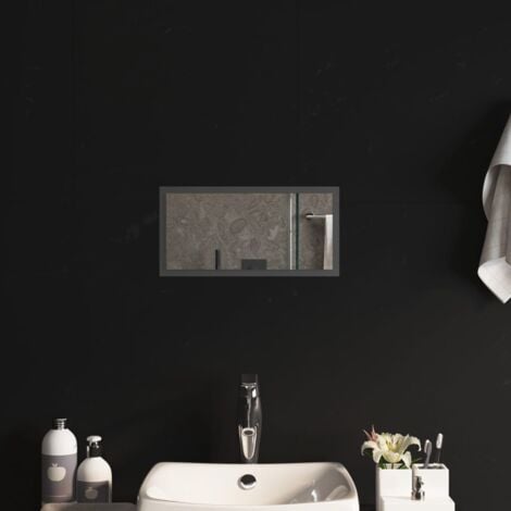 pro.tec Specchio LED da Parete Specchio da Bagno Luminoso con  Antiappanamento Lente Ingranditore Display Orologio Luce Bianca Regolabile  con Sensore Tattile Specchio Rettangolare 50 x 70 cm - Bianco : :  Casa