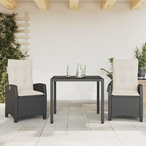 VIDAXL - Sedie Giardino Adirondack 2 Pz Con Poggiapiedi Hdpe Antracite