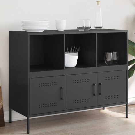 Portasalviette A Barra Design Squadrato 60cm In Acciaio Inox Finitura Nera Opaca Nuevo N 91892493