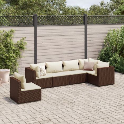 VidaXL Set 2 Sgabelli Da Bar Da Giardino In Polyrattan Marrone - Comodi, Con Braccioli, Per Esterno