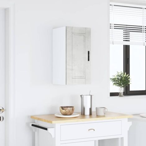 Pensile Cucina 60x31x60 Cm Grigio Cemento - Legno Multistrato | VidaXL - Foto 10