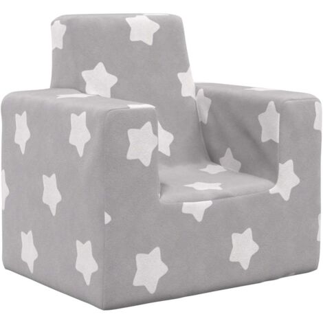 ALIMORDEN Fold Out Toddler Couch, Comfy 2-in-1 Cuddly Sherpa Bear Chair for Kids, Convertible Sofa to Lounger, Kids Cozy Corner Play Couch for Boys and Girls, Chocolate