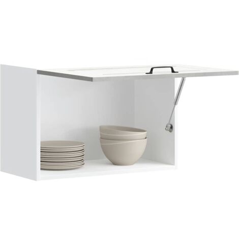 Pensile Cucina 60x31x60 Cm Grigio Cemento - Legno Multistrato | VidaXL - Foto 6