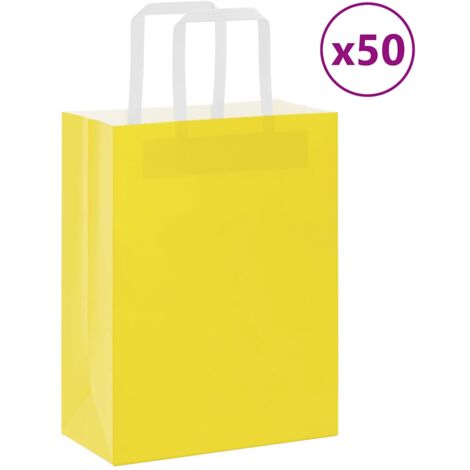 Confezione da 50 sacchetti di carta kraft