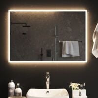 Specchio da Bagno con Luci LED 60x90 cm