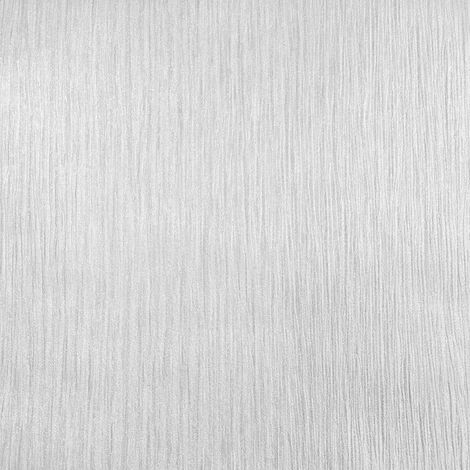 Muriva Ltd Muriva Luxury Texture Lustre Linear Plain Stripe Shiny Finish Wallpaper 10m Roll [Grey 114923]