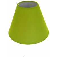 Table Lamp Shades 12" Easy Fit Pendant Fabric Coolies Various Colours Available -Lime Green 12"