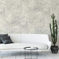 Grandeco Plaster Chalk Pink Grey Wallpaper Industrial Concrete Effect 170802