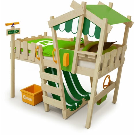 Green deals loft bed