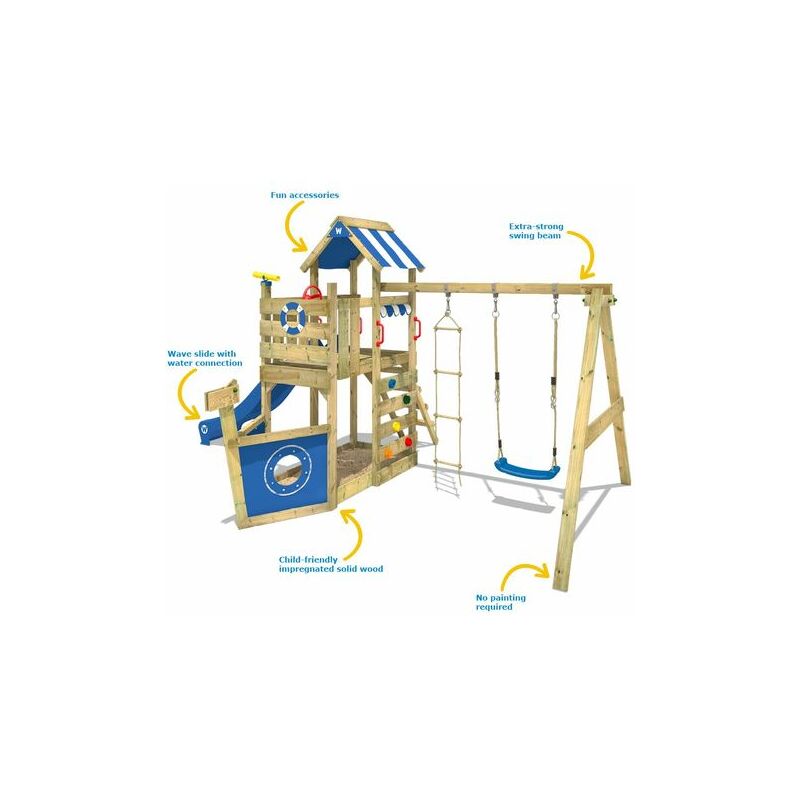 Triangulo Pikler WICKEY Parque Infantil Castillo DragonFlyer Con