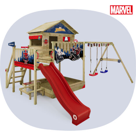 Torre de juegos Wickey parque infantil Disney Saga con columpio y