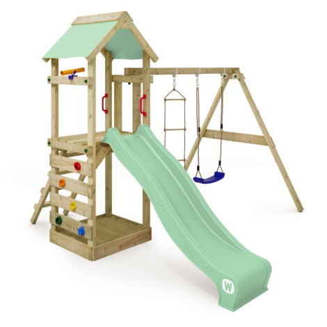 Scivolo Wickey Parco Giochi In Legno Parco Giochi Con Tetto In