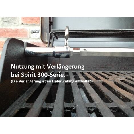 BBQ-Toro Edelstahl Grillspieß Set 300 200 Weber für Spirit Serie 