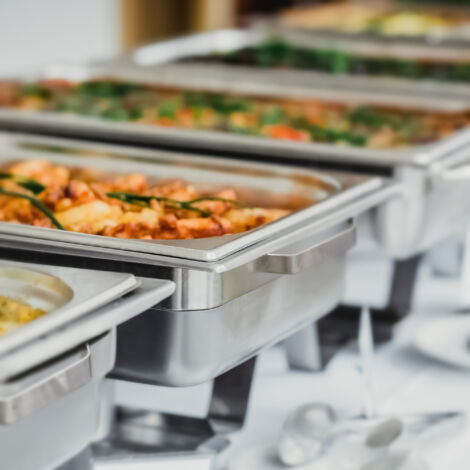 Mahlzeit Chafing Dish Roestvrijstalen warmhoudhouder, voedselwarmer Mahlzeit Chafing Dish Roestvrijstalen warmhoudhouder, voedselwarmer