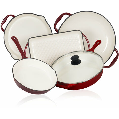 5-teiliges Edelstahl-Grillteller-Set – Rund, Flach, Hitzebeständig, 23 Cm – Perfekt Für Camping, Picknick & Outdoor-Küche