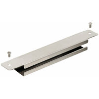 BBQ-Toro Edelstahl Flammenbrücke für Gasgrill, 196 x 30 x 24 mm, Cross Over, Flammenverteiler