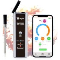 BBQ-Toro TempTender, kabelloses Grillthermometer inkl. Ladebox mit App für optimale Grillergebnisse