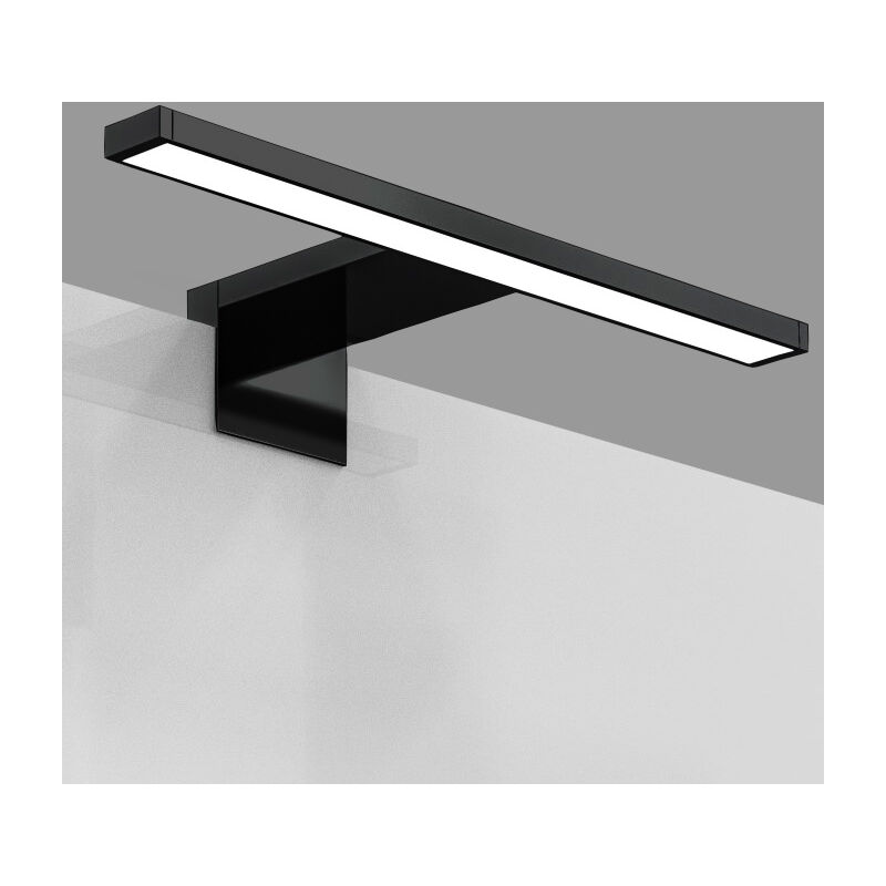 Lampada Da Specchio LED, Luce Bianca Neutra 4000K, Larghezza 40 Cm, LED Integrati 7W, 600Lm, Lampada Per Bagno, Illuminazione Pensile Bagno, Luce Per Il Trucco, Plastica, IP44, 230V - 6