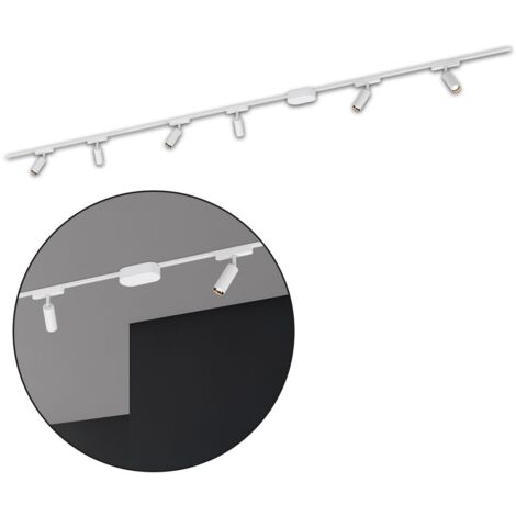 Prolunga Binario Elettrificato BRILONER – 0,75 M, Nero, Per Sistema A 230V Modello 8000045, IP20, Accessorio Illuminazione