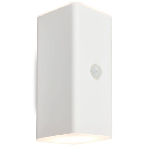 Lampada da esterno a LED Lampada da parete Lampada da parete con sensore di movimento Batteria ricaricabile Sensore crepuscolare (1/5)
