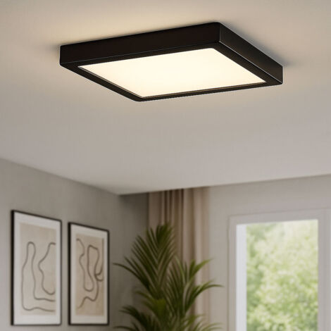 Lampada da soffitto a LED Lampada da soffitto 21 W 4.000 Kelvin Bianco-nero Metallo Briloner (1/5)