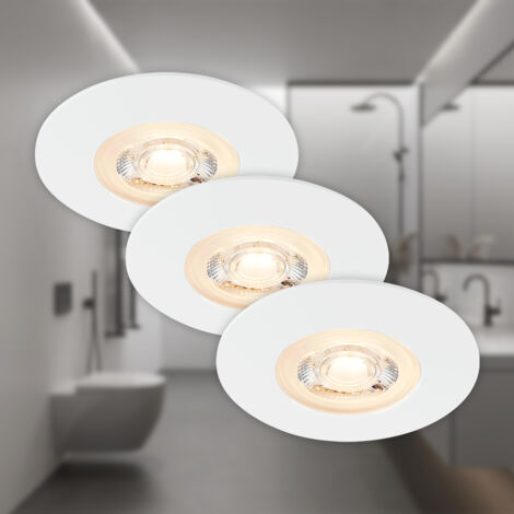 Illuminazione da Incasso da Interno GU10 in Metallo Bianco Opaco