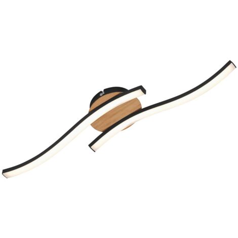 Briloner - Lampada da soffitto LED piatta con telecomando, luce RGB, regolabile da bianco caldo a bianco freddo, plafoniera LED, lampada da soggiorno, pannello LED, cucina, 100x25x6,6 cm, bianco
